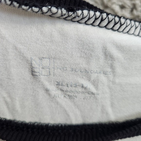 NO Boundaries womens Black Stripe jr size X Large 15/17 T shirt Wild Hearts - Picture 3 of 6